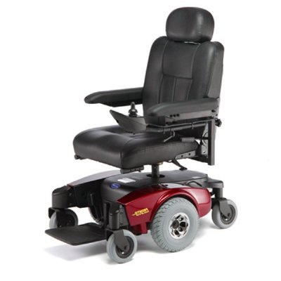 Invacare Pronto M-51 Mid-Wheel Drive Power Chair Red