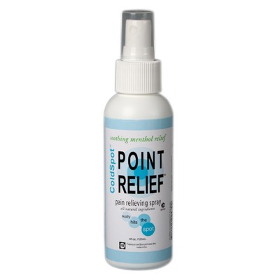 Point Relief ColdSpot Lotion - Spray Bottle - 4 oz, Choose Quantity