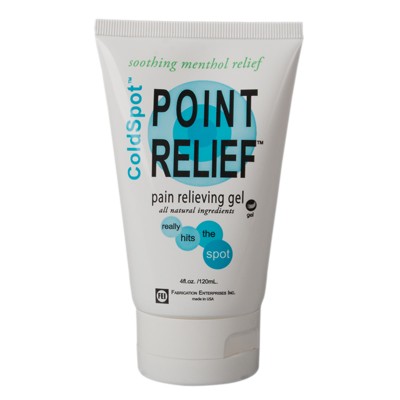 Point Relief ColdSpot Lotion - Gel Tube - 4 oz, Choose Quantity