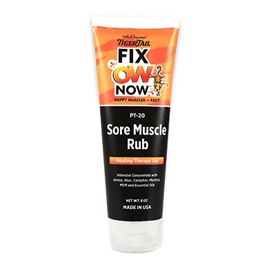 Tiger Tail, Sore Muscle Rub, Choose Size