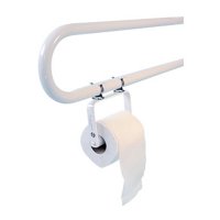 Show product details for Clip-On Toilet Paper Holder for Grab Bars