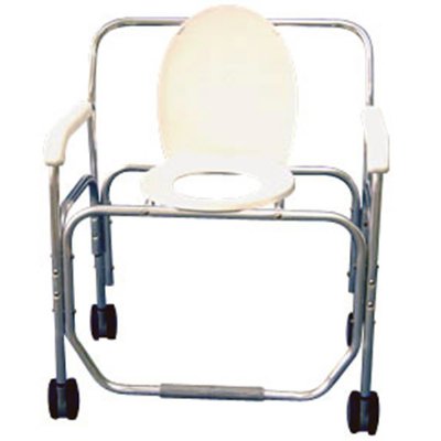 Heavy-Duty Shower/Commode Chair - with Commode Ring - Weight Capcity 650 lbs.