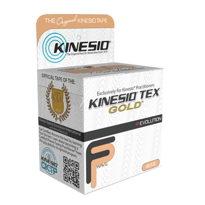 Kinesio Tape, Tex Gold FP, 2" x 5.5 yds, 1 Roll, Choose Color