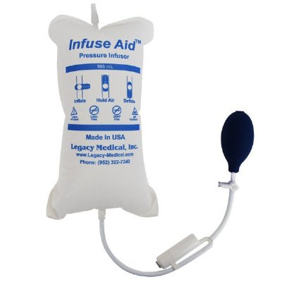 Infuse Aid Pressure Infusor, 1000 mL Bag and Inflation Assembly, 24 per case