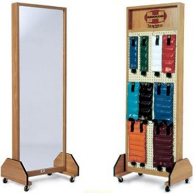 Portable Mirror with Weight Rack (weights included)