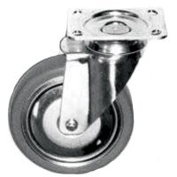 Show product details for Rhombus 6" Plate Swivel Caster, Ball Bearing