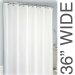 Show product details for 36"W x 84"L Sure Chek Shower Curtain, Color Choice