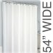 Show product details for 54"W x 90"L Sure Chek Shower Curtain, Color Choice