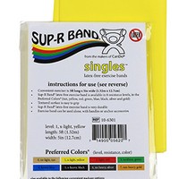 Show product details for Sup-R Band Latex Free Exercise Band - 5-foot Singles Choose Resistance