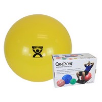 Show product details for CanDo Inflatable Exercise Ball - Yellow -  Retail Box, Choose Size