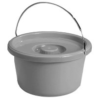 Show product details for Drive Medical Commode Bucket with Handle and Cover, 7.5 qt.