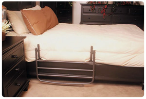 twin matress and safety bed rails
