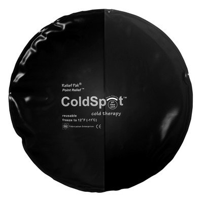 Relief Pak ColdSpot Black Urethane Pack - circular - 10" diameter