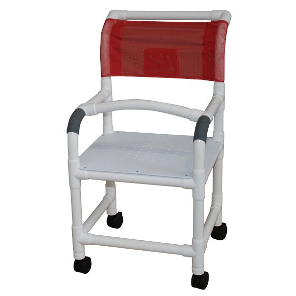 plastic shower chair with wheels