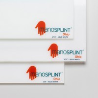 Show product details for Manosplint Ohio Solid White 3/32" x 12" x 18" Solid White, 1 sheet