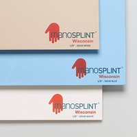 Show product details for Manosplint Wisconsin Solid 3/32" x 12" x 18" Solid White, 1 sheet